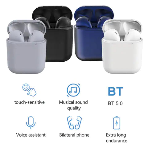 Inpods 12 Bt 5.0 Black