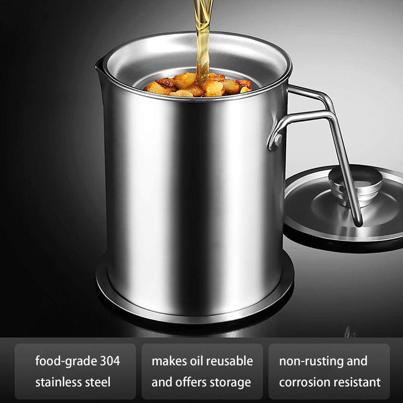 RAMZAN Hot Sale - Stainless Steel Oil Filter Pot