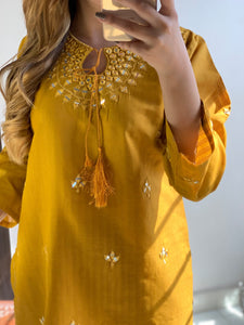 Handmade Mirror Embroidery 2Pc