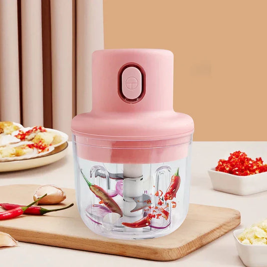 Mini Electric Garlic Chopper Rechargeable