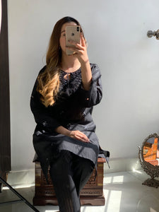 Handmade Mirror Embroidery 2Pc