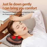 Electric neck and body massage pillow
