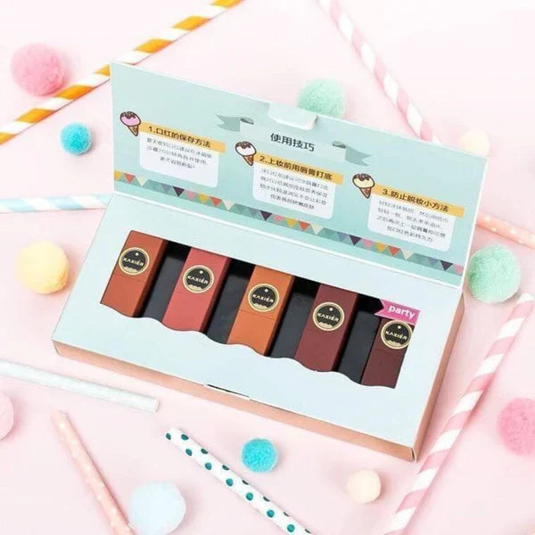 Kaxier 5 Pcs Lipstick Set