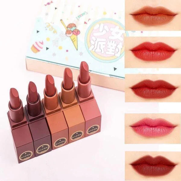 Kaxier 5 Pcs Lipstick Set