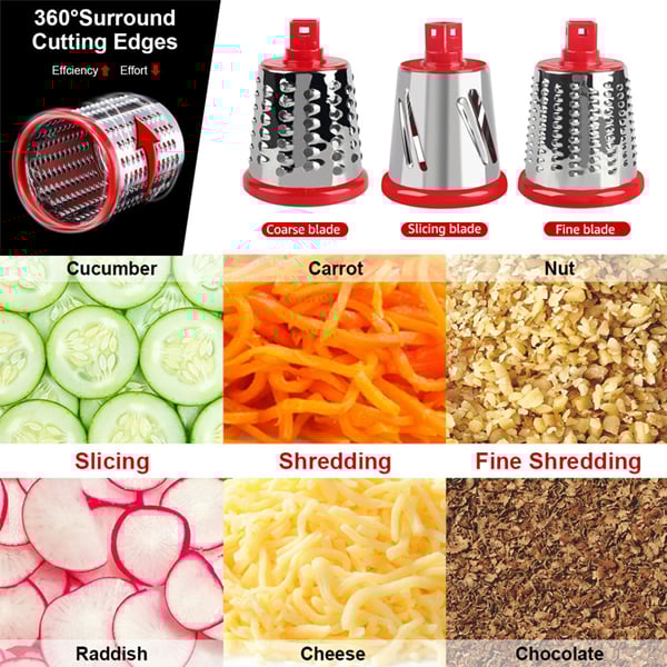 MULTIFUNCTIONAL ROLLER VEGETABLE CUTTER 3 IN 1 VEGETABLES SLICER AND CUTTER - SUN MART