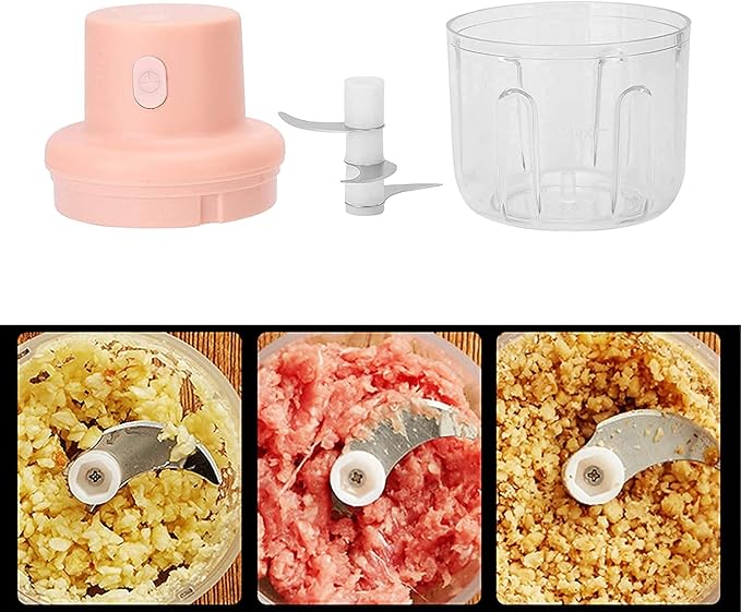 Mini Electric Garlic Chopper Rechargeable