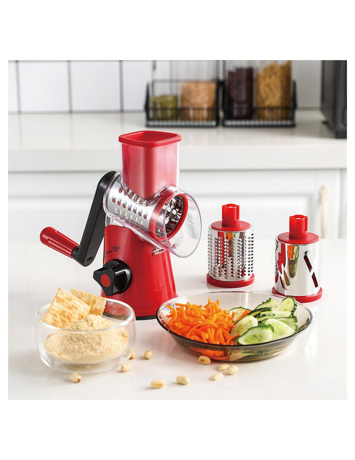 MULTIFUNCTIONAL ROLLER VEGETABLE CUTTER 3 IN 1 VEGETABLES SLICER AND CUTTER - SUN MART