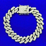Iced Prong Bracelet