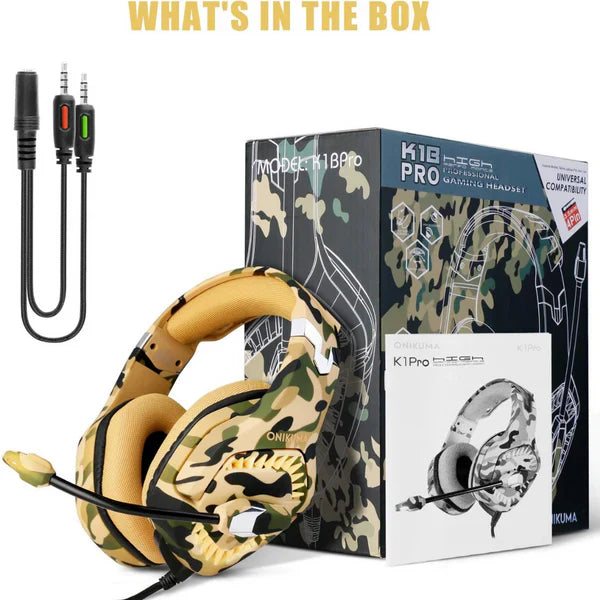 K1B Pro Over Ear Gaming Headphone