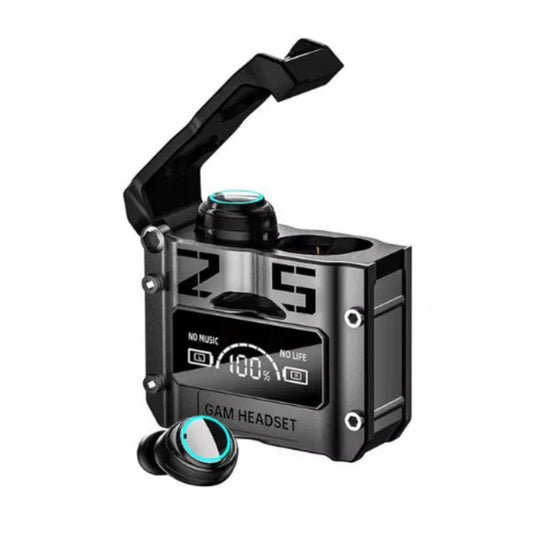 M25 TWS Bluetooth 5.2 Headset: Touch Digital Display