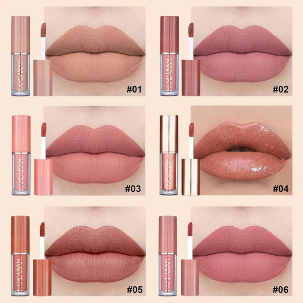 HANDAIYAN 12Pcs Velvet Matte Liquid Lipstick Set