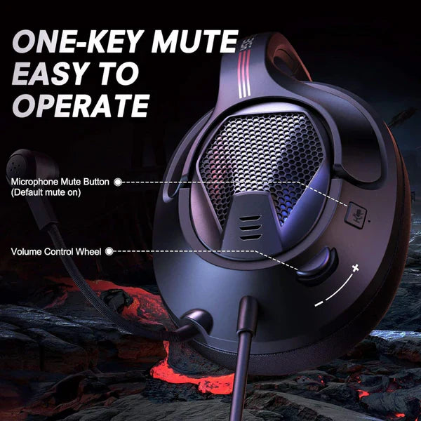 EKSA Ultralight 160g Computer Headset with Microphone,