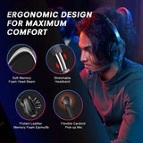 EKSA Ultralight 160g Computer Headset with Microphone,