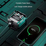 M25 TWS Bluetooth 5.2 Headset: Touch Digital Display