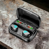 Waterproof TWS Earbuds, Bluetooth 5.3, Stereo Sound.