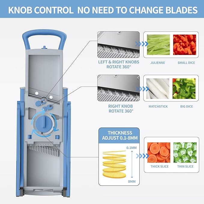 Multifunctional Vegetable Cutter and Slicer