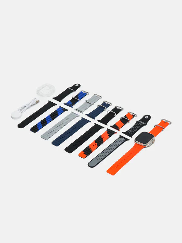 TK90 Ultra 10 IN 1 Smart Watch + Free protractor