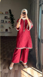 Multi Colour Embroidery 2Pc