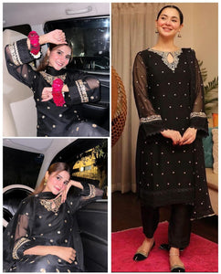 Hania Amir Embroidery Collection 3Pcs