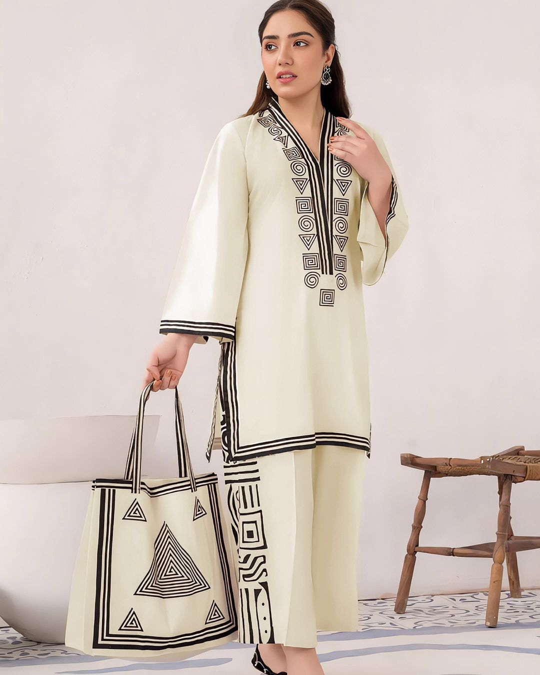 Co-Ords 2Pc Dress With HandBag (FREE)