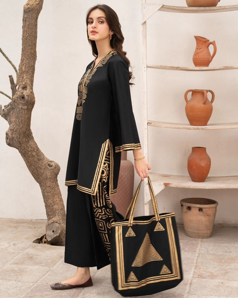 Co-Ords 2Pc Dress With HandBag (FREE)