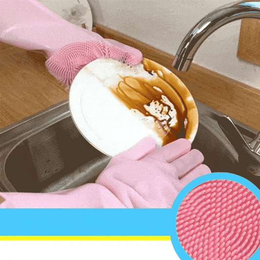 Silicon Washing Gloves - SUN MART