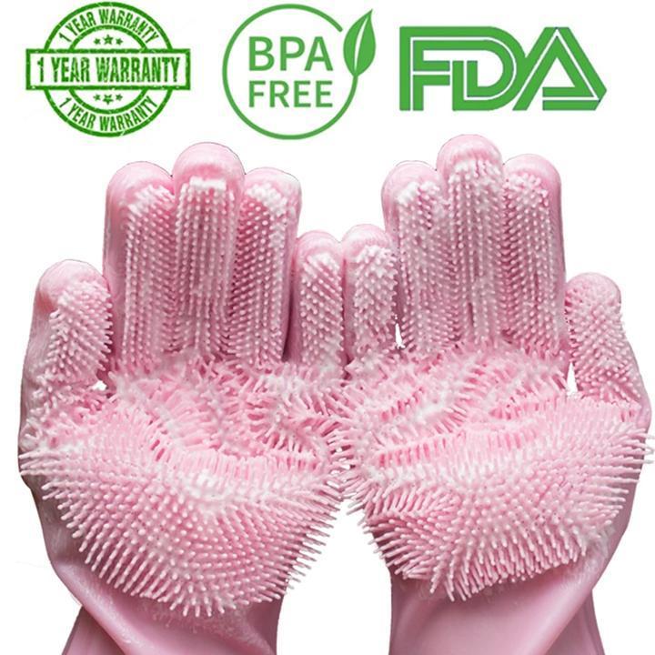 Silicon Washing Gloves - SUN MART