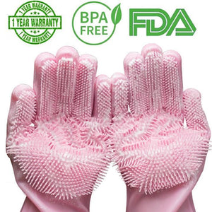 Silicon Washing Gloves - SUN MART
